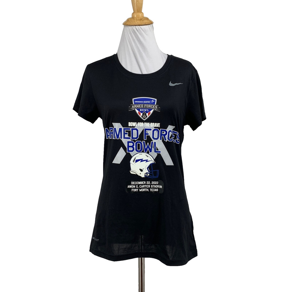 Air Force Falcons Shirt Womens Small DriFit Military Armed Forces Bowl 2022 Nike